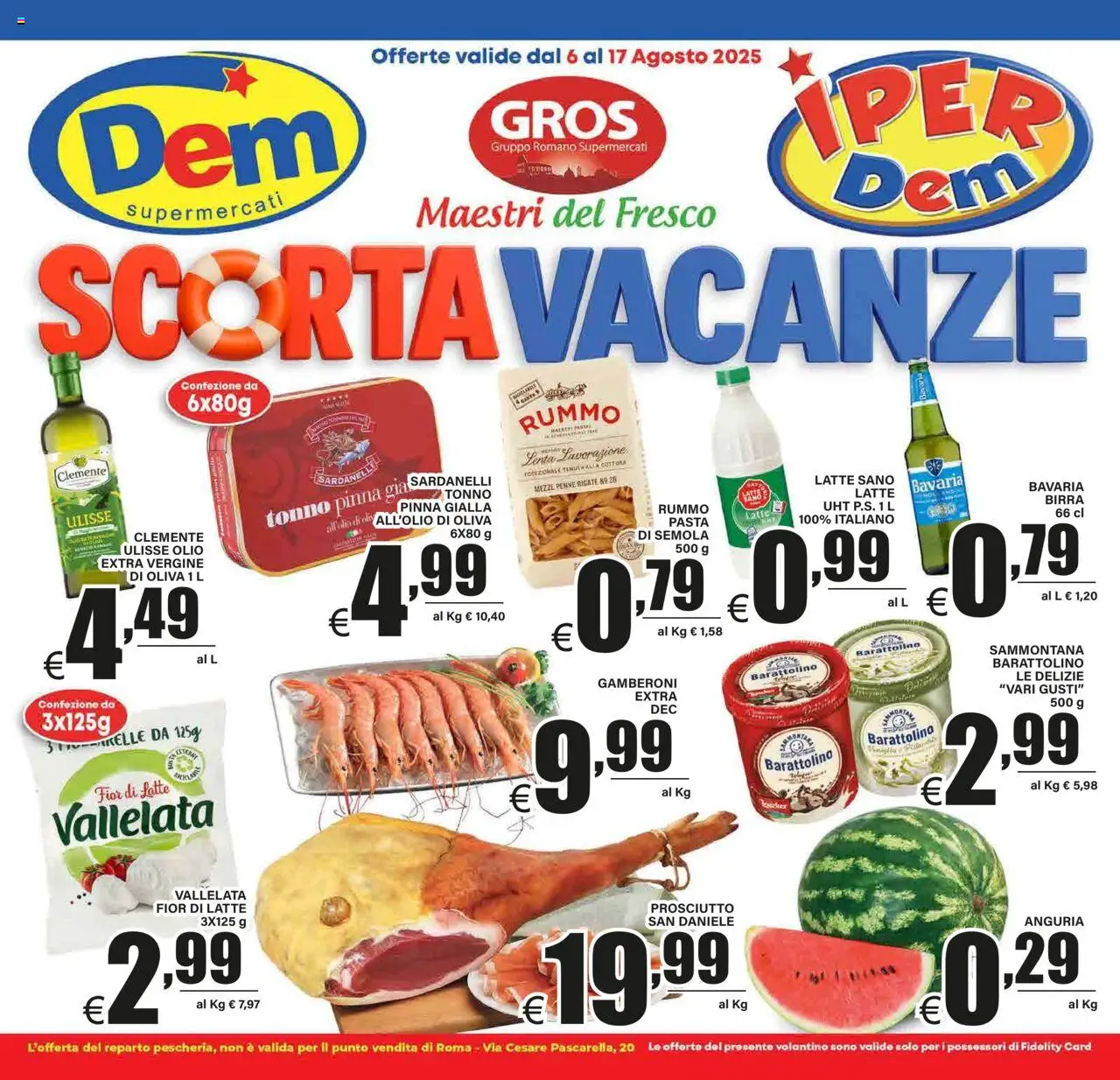 Volantino DEM valido da 06/08/2025 numero di pagina 1