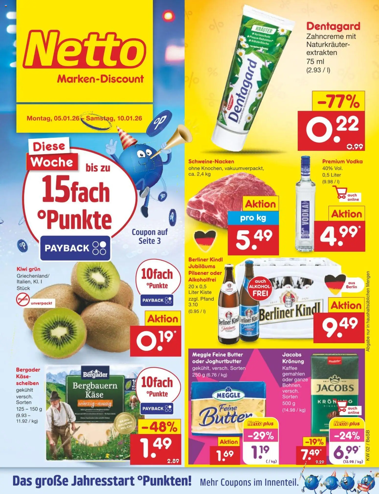 Vorschau von dem Prospekt des Geschäftes Netto Marken-Discount, gültig ab dem 05.01.2026