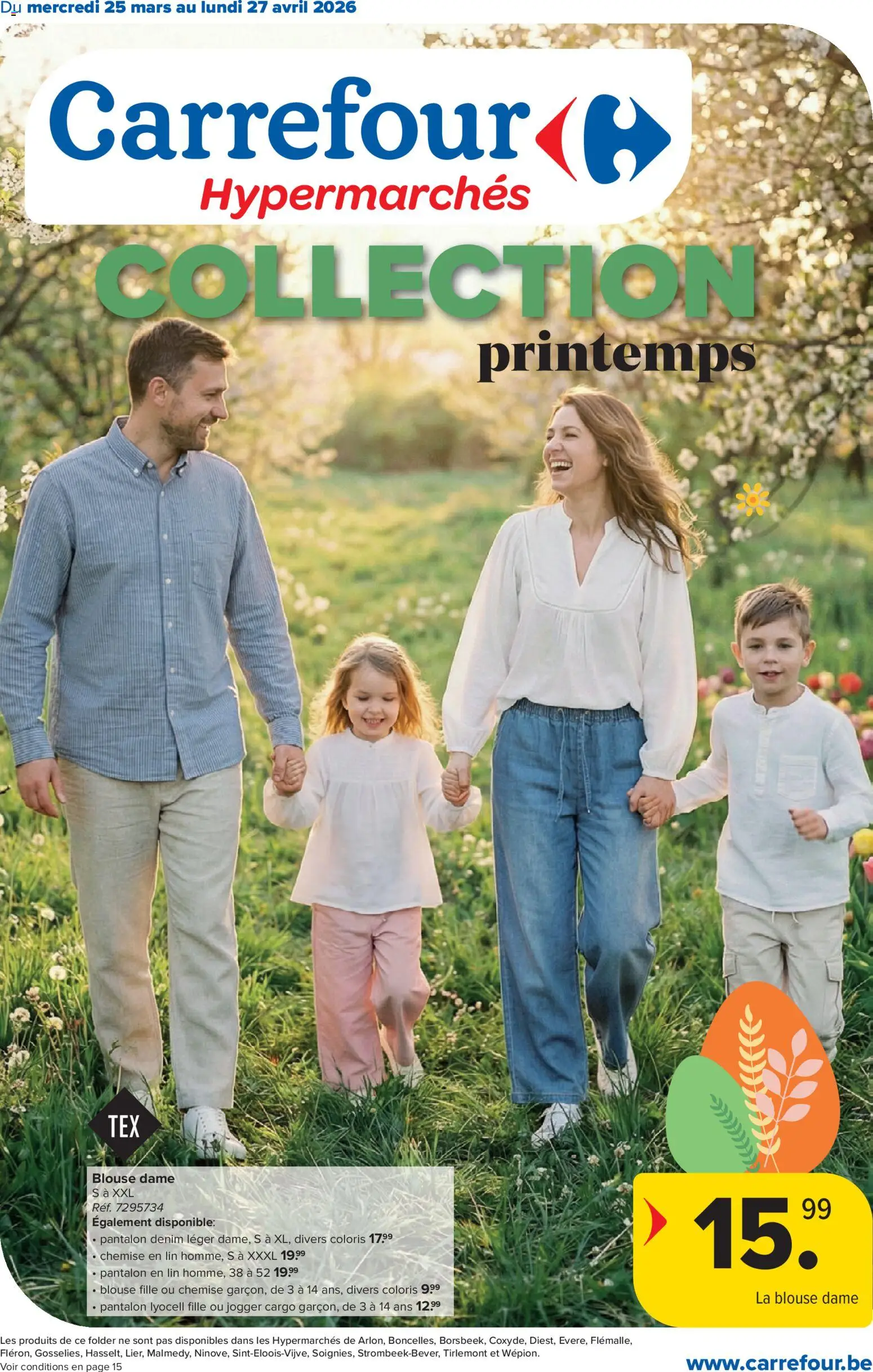 Voorbeeld van Carrefour Publicité van winkel Carrefour geldig vanaf 25/03/2026