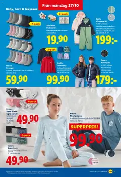 Förhandsgranska reklamblad Aktuella reklamblad Lidl från butik Lidl gäller från 27/10/2025 | Sida : 17