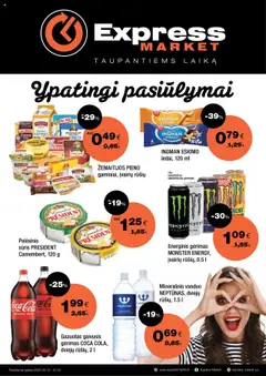 Express market parduotuvės leidinio Leidinys galiojančio nuo 2025.09.14 peržiūra