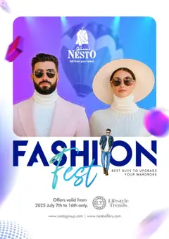 Preview of the catalogue Fashion Fest of store Nesto valid from 8 Jul, 2025