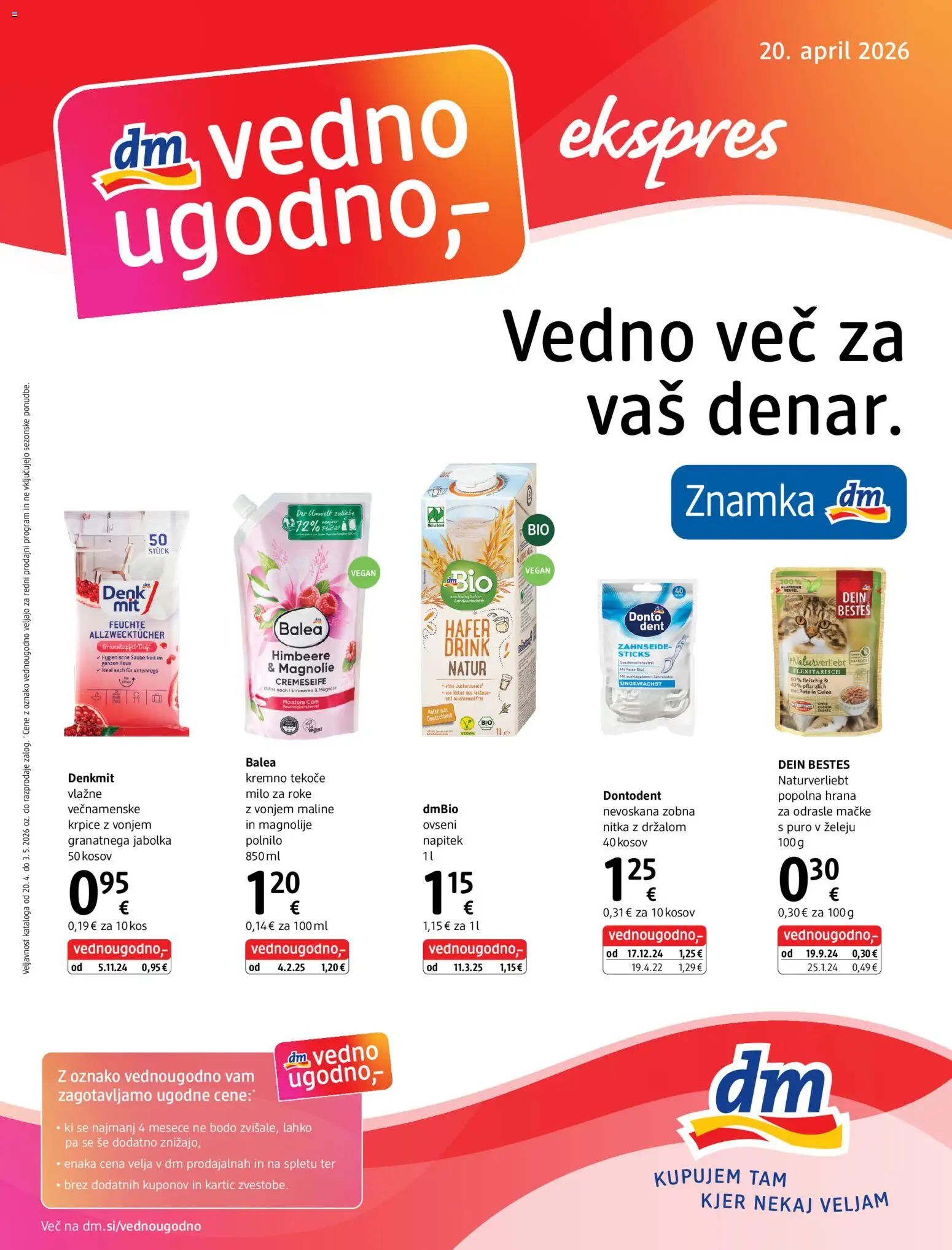 Predogled kataloga iz trgovine DM Drogerie Markt veljaven od 20.04.2026