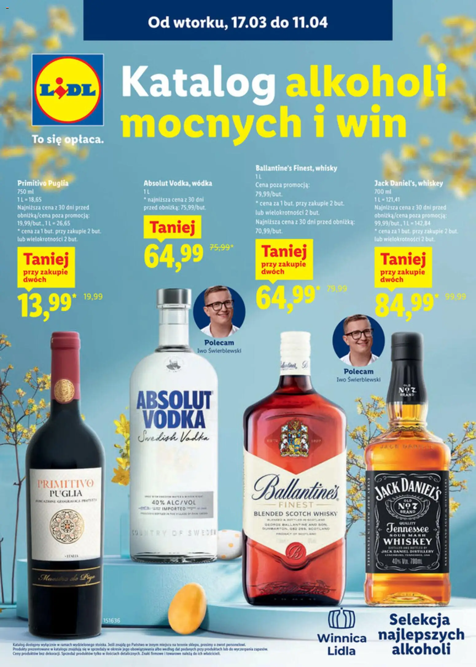 Pogląd gazetki "Lidl Katalog alkoholi mocnych i win" ze sklepu Lidl ważnej od 17.03.2026