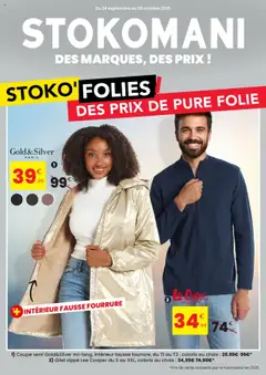 Prévisualisation de Catalogue des marques, des prix du magasin Stokomani formulaire valide 24/09/2025