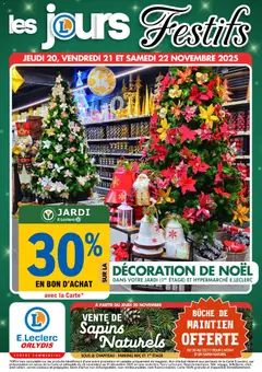 Prévisualisation de 3 jours fous du magasin E.Leclerc formulaire valide 20/11/2025