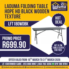 Preview of Laduma Hardware flyer valid from 16/03/2026