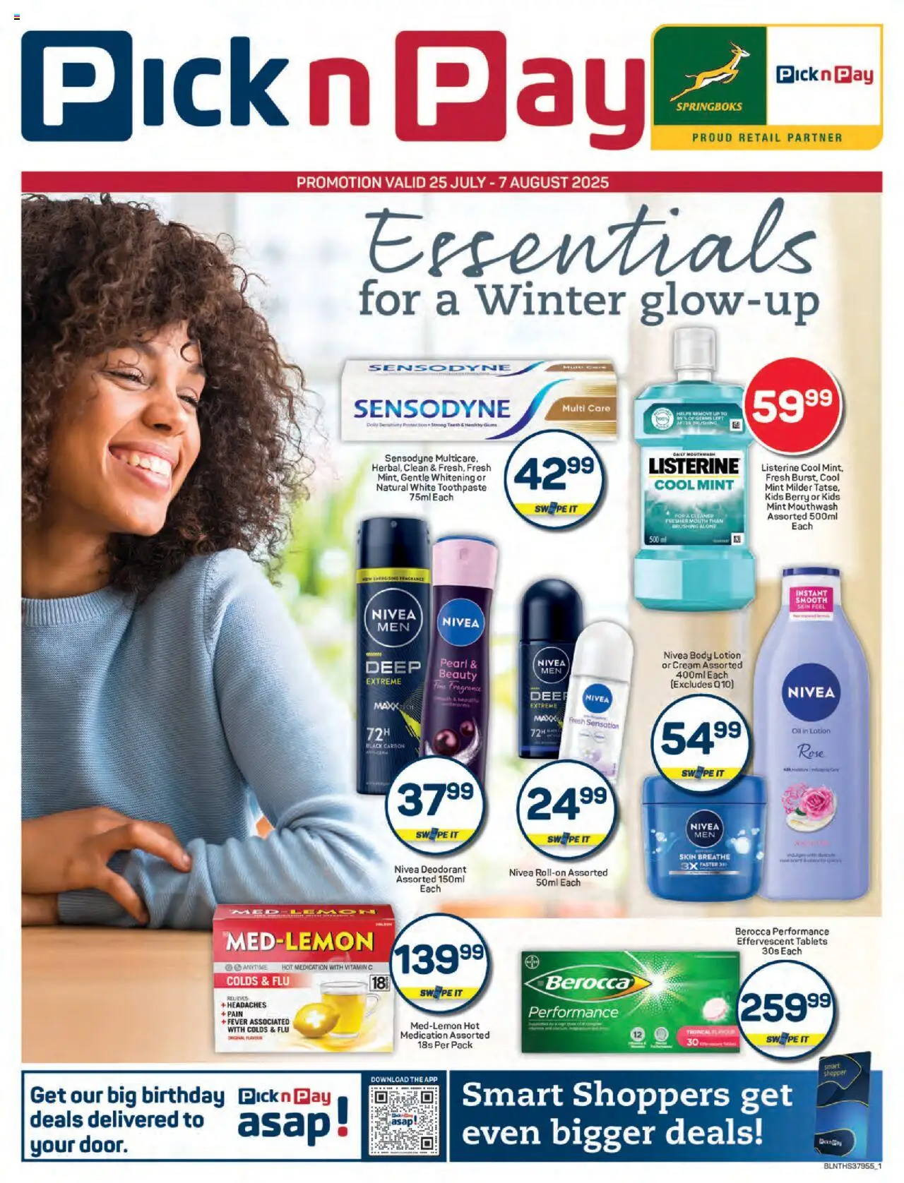 Pick n Pay Health & Beauty Specials from 25/07 - 07/08/2025 > Promotions