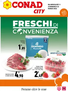 Anteprima dell'opuscolo Conad volantino City Sicilia dal negozio Conad valido da 11/03/2026