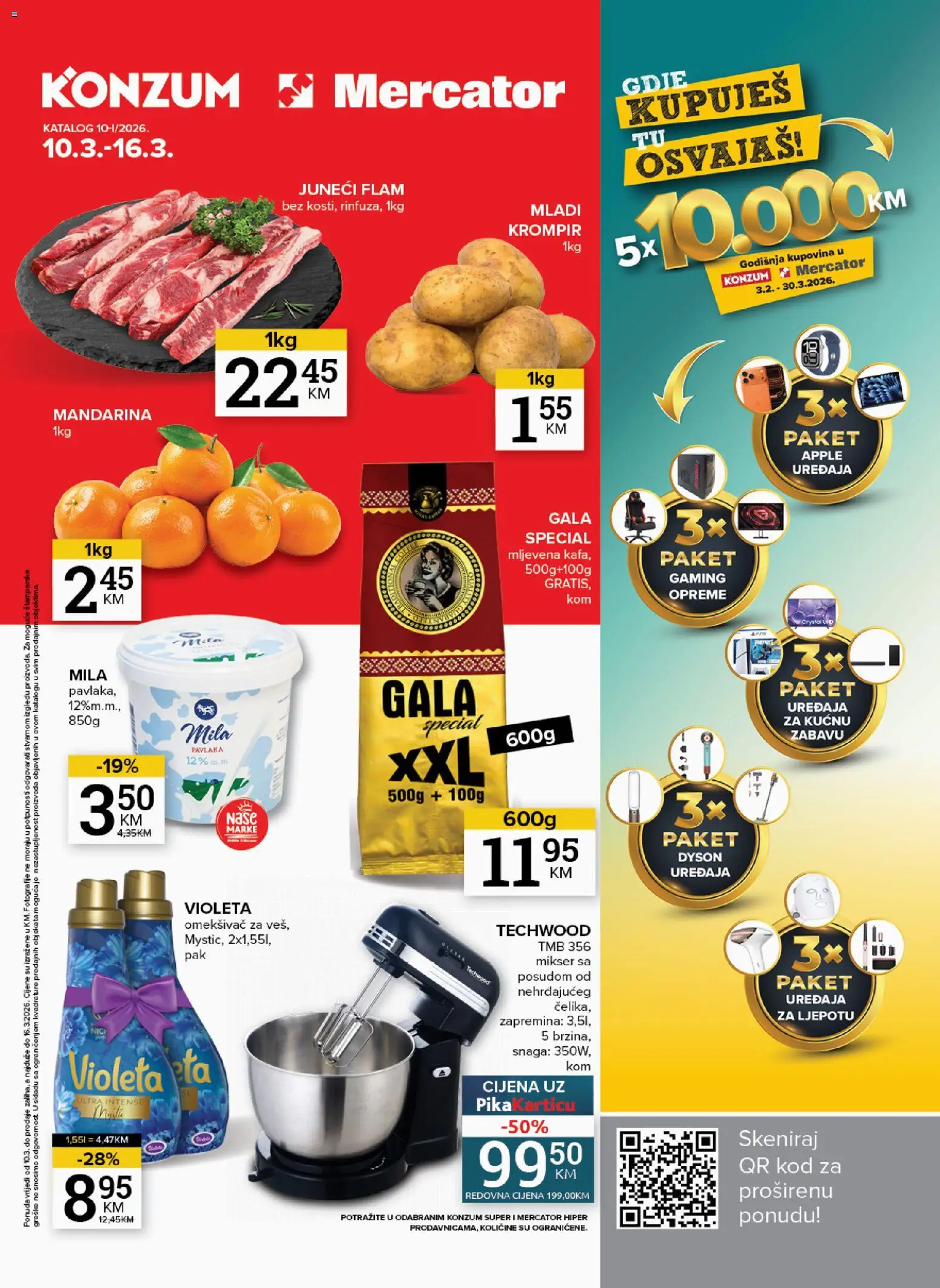 Pregled letka KONZUM katalog trgovine KONZUM vrijedi od 10.03.2026