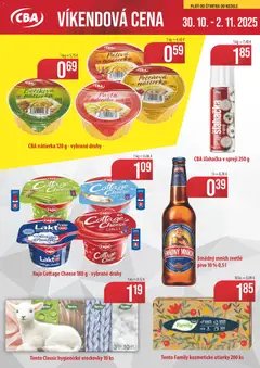 Náhľad CBA Komfos letáku platného od 30.10.2025
