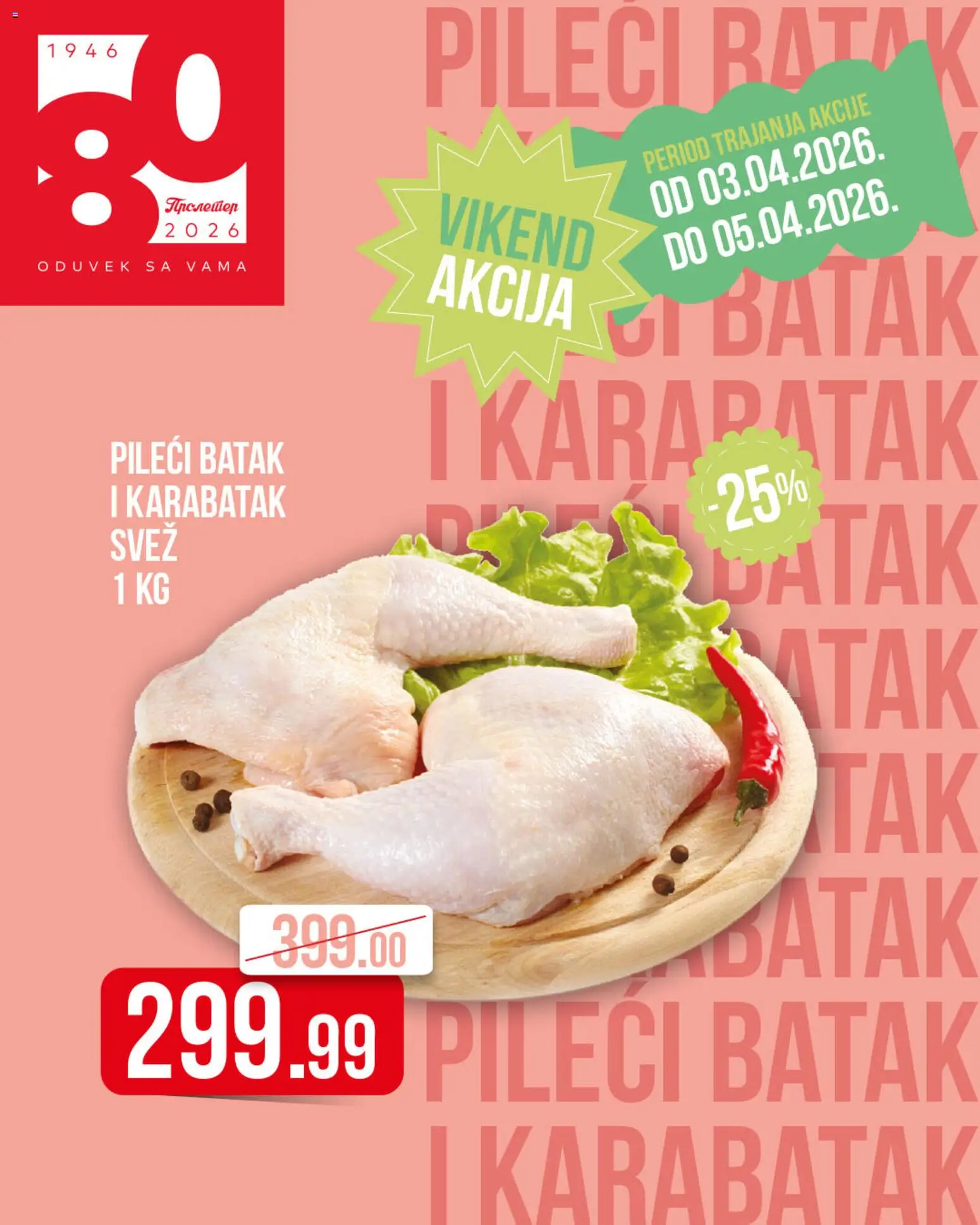 Pregled Metalac Proleter kataloga - važi od 03.04.2026