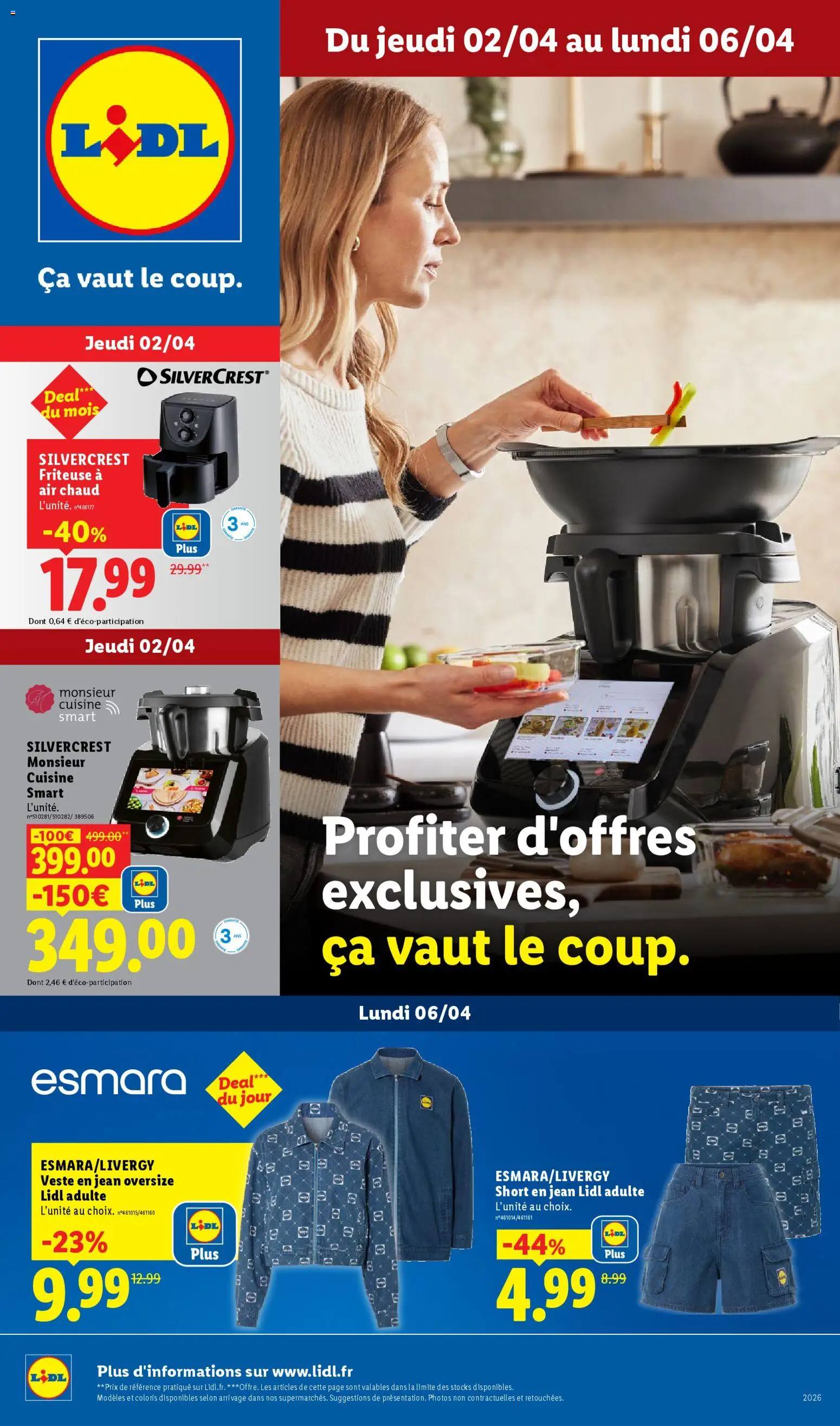 Prévisualisation de LIDL catalogue les bonnes affaires de la semaine du magasin LIDL formulaire valide 02/04/2026