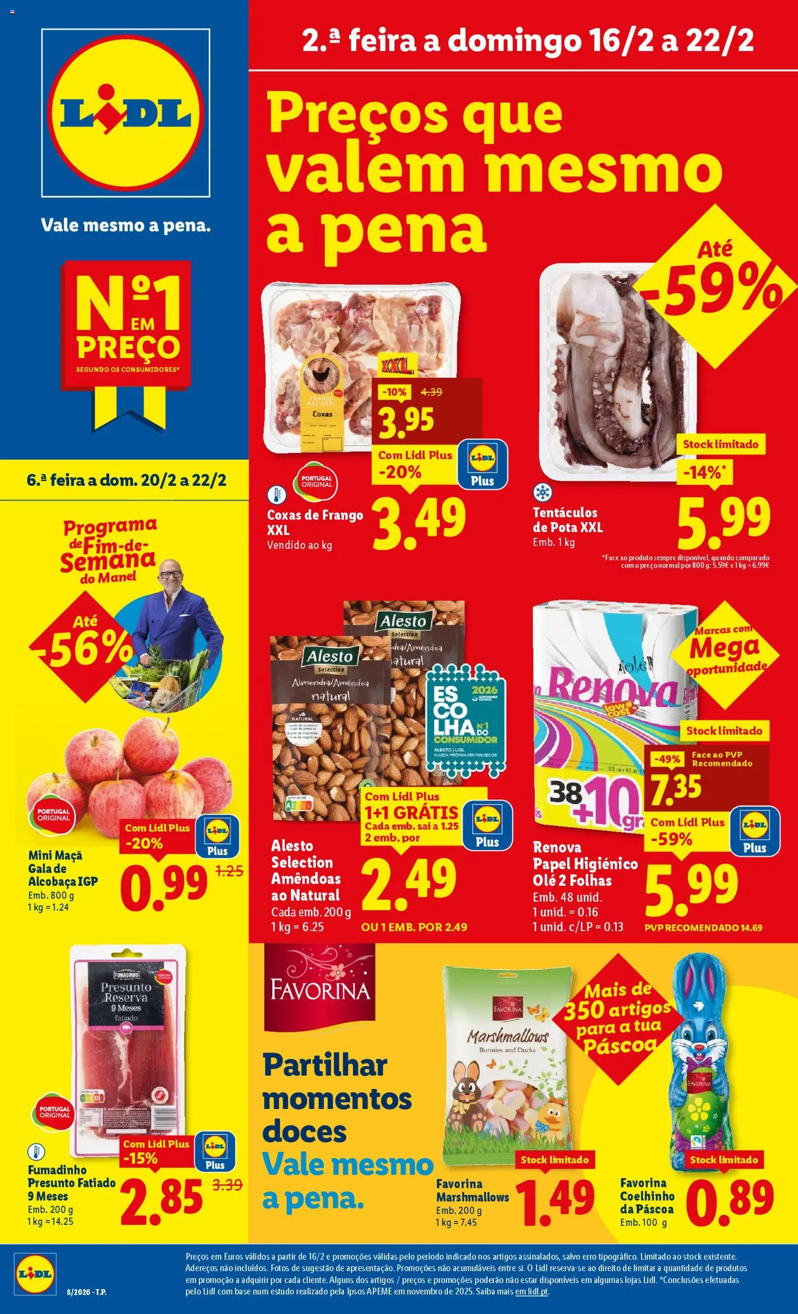 Pré-visualização do folheto da loja Lidl válida a partir de 16/02/2026