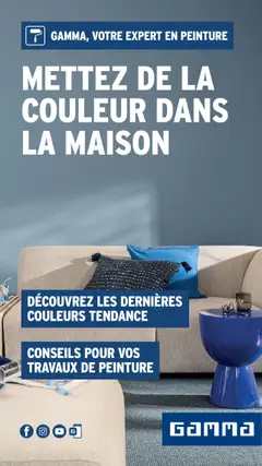 Prévisualisation de Guide de Peinture du magasin GAMMA formulaire valide 19/09/2025