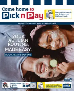 Preview of Pick n Pay flyer valid from 25/03/2026
