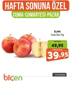 Biçen Market Hafta Sonuna Özel - Meyve İndirimi 20.02.2026 - Broşürünün önizlemesi