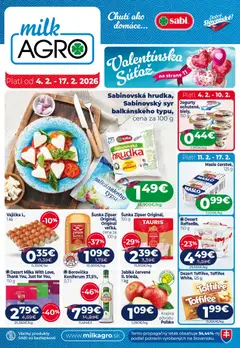 Náhľad Milk Agro letáku platného od 04.02.2026