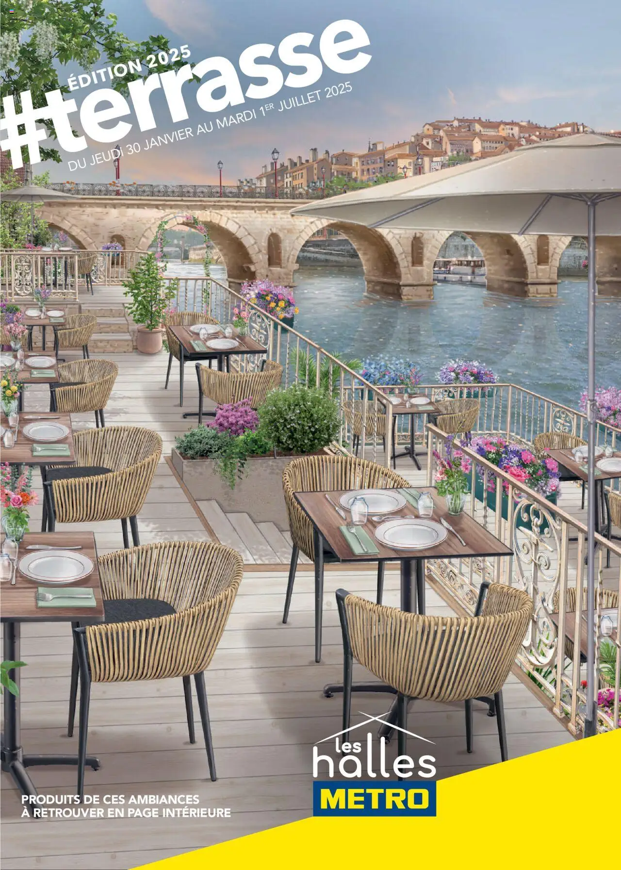 Terrasse édition 2025 de la boutique METRO valable du 30/01/2025 - Page numéro 1