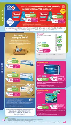 Kulcs Patika - Akciós újság Kulcs Patika megtekintése, amely érvényes 2025.12.01.-től | Oldal: 10