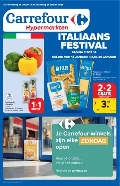 Voorbeeld van Folder week 3 van winkel Carrefour geldig vanaf 14/01/2026