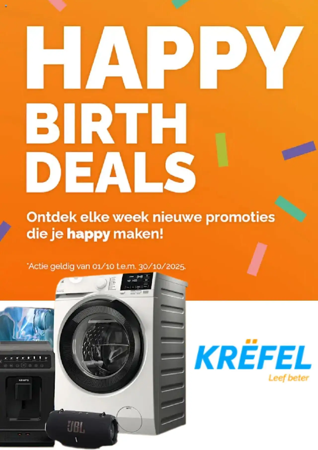 Krëfel shop Folder / Publicité geldig vanaf 01/10/2025 - Paginanummer 1