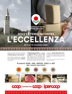 Anteprima dell'opuscolo DOVE LA TERRA INCONTRA L’ECCELLENZA dal negozio Ipercoop valido da 06/11/2025