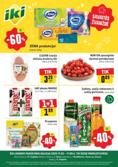 IKI parduotuvės leidinio Leidinys - Specialūs pasiūlymai IKI parduotuvės klientams galiojančio nuo 2025.11.03 peržiūra