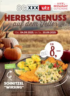 Vorschau von dem Prospekt des Geschäftes XXXL Lutz, gültig ab dem 04.09.2025