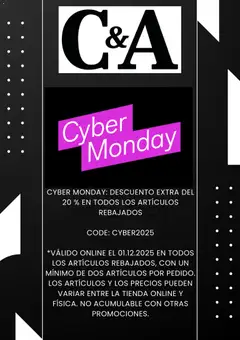 Vista previa del folleto de la tienda C&A válido desde el 01/12/2025 