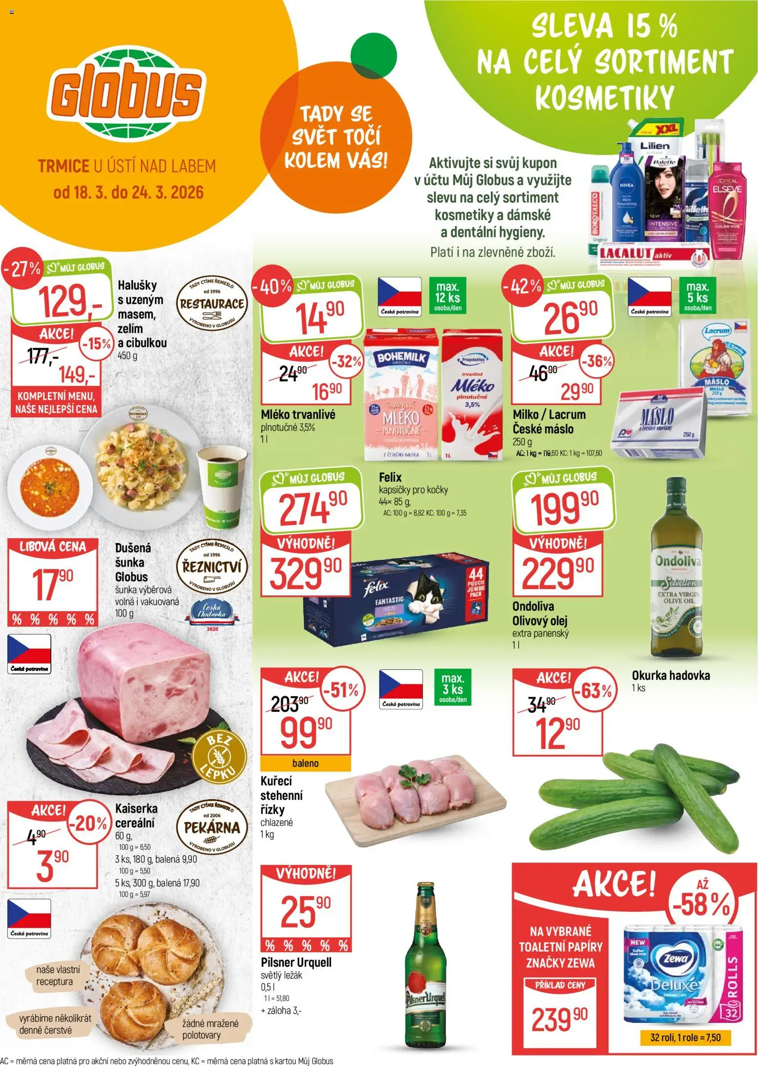 Náhled nabídky: Globus Globus leták - Trmice platný od 18.03.2026