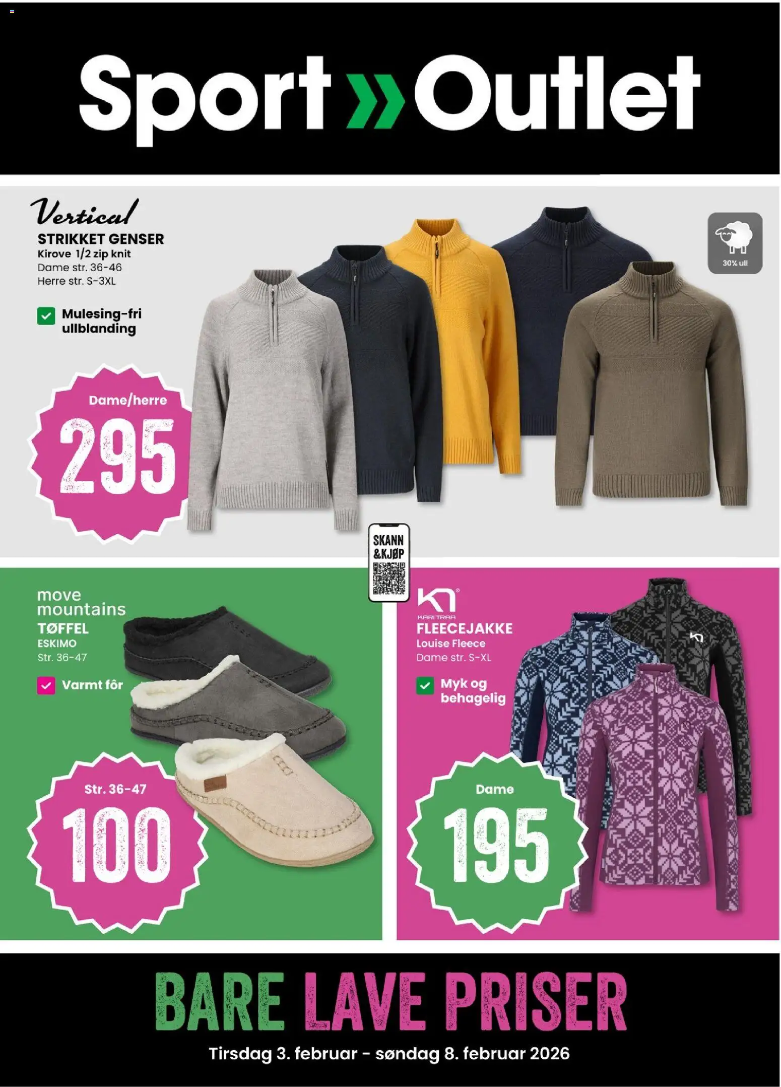 Forhåndsvis Kundeavis fra butikk Sport Outlet gyldig fra 03/02/2026