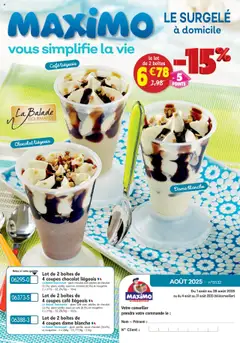 Prévisualisation de Catalogue du magasin Maximo formulaire valide 01/08/2025