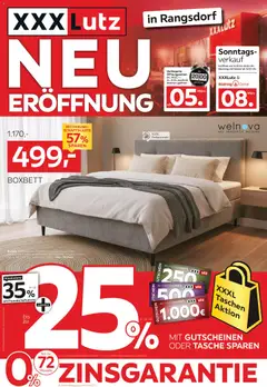 Vorschau von dem Prospekt des Geschäftes XXXL Lutz, gültig ab dem 01.03.2026