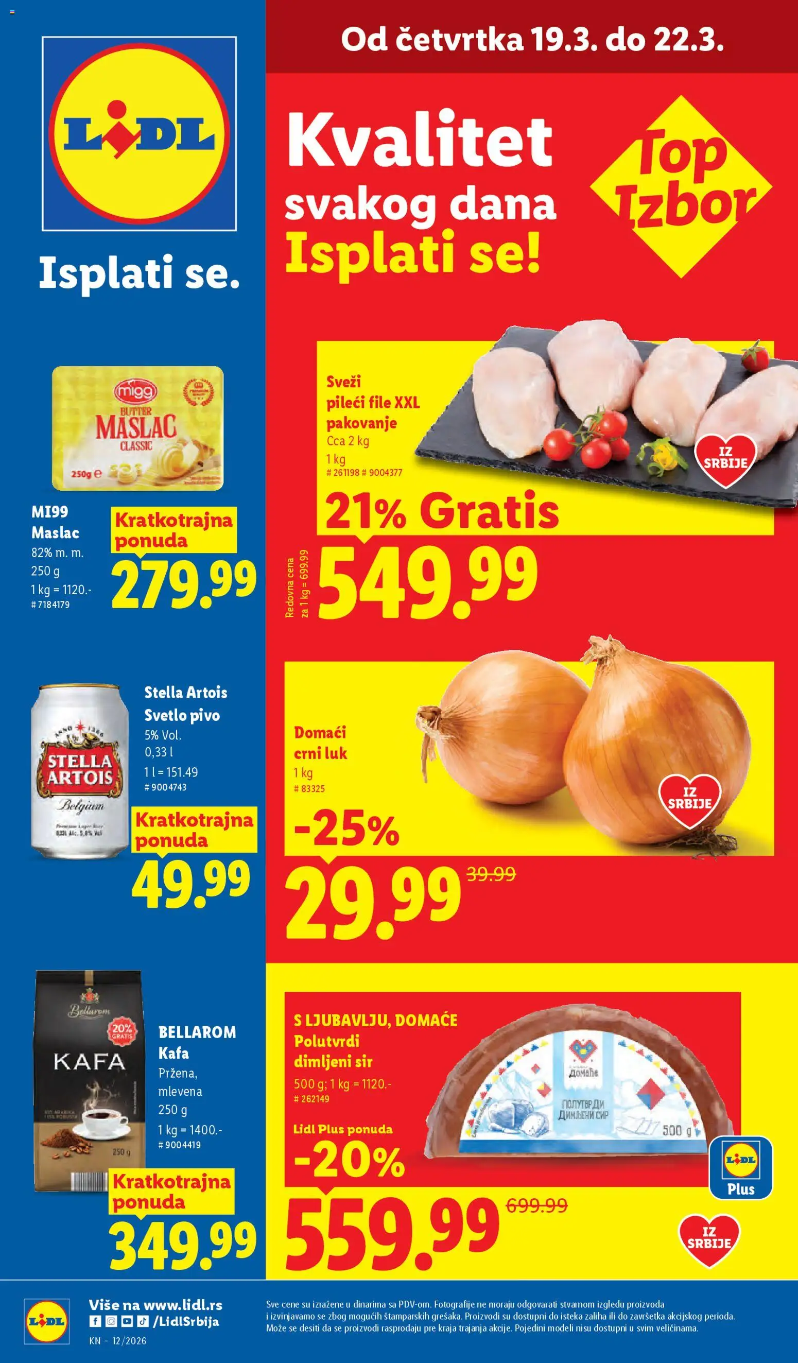 Pregled Lidl kataloga - važi od 19.03.2026