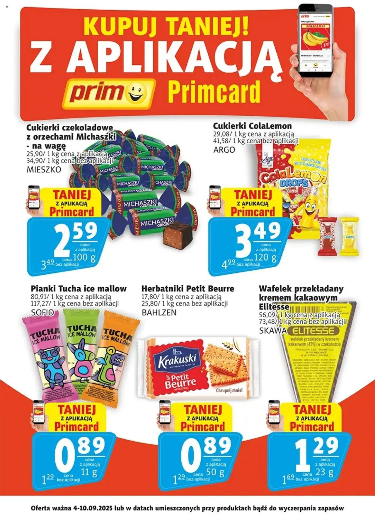 Prim Market Promocje Primcard od 04.09.2025 - Nowa Gazetka - Numer strony 1