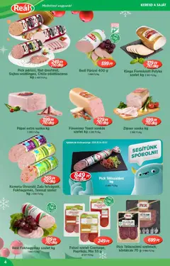 Reál - Akciós újság Reál megtekintése, amely érvényes 2025.11.26.-től | Oldal: 4