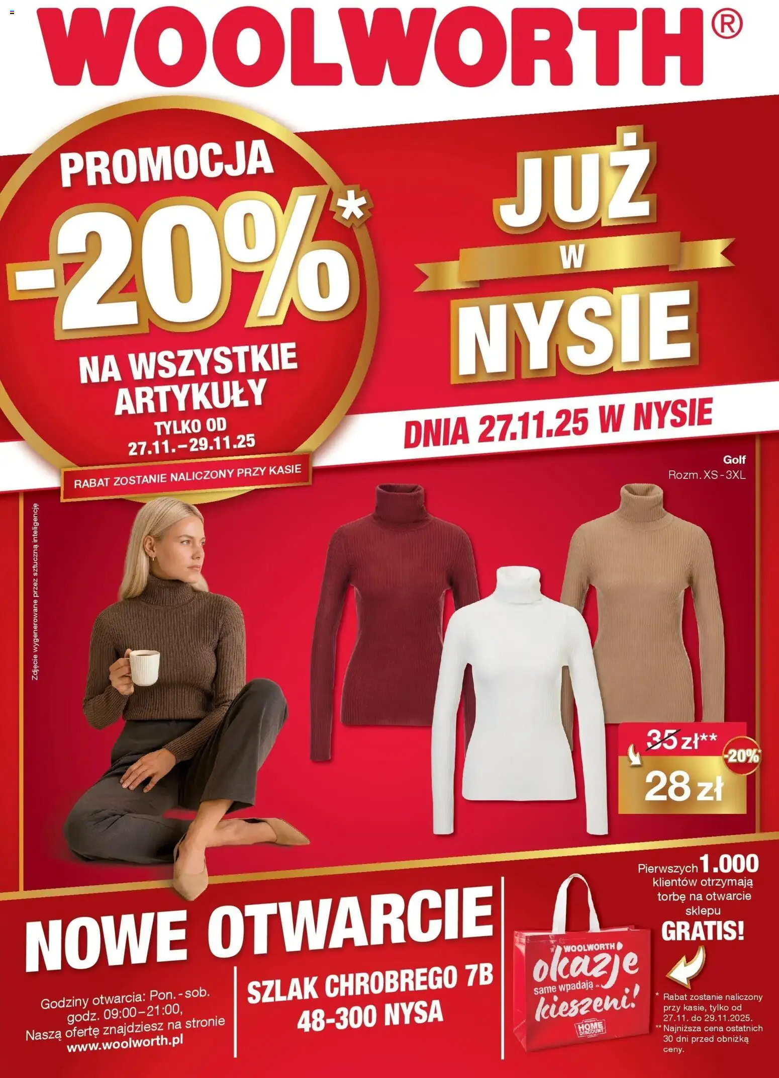 Pogląd gazetki "Już w Nysa" ze sklepu Woolworth ważnej od 27.11.2025