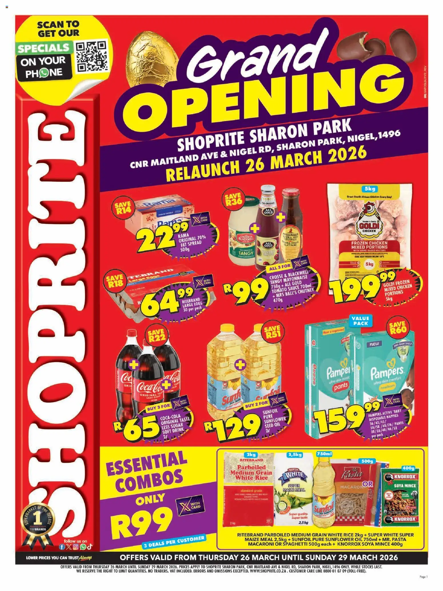 Preview of Shoprite flyer valid from 26/03/2026