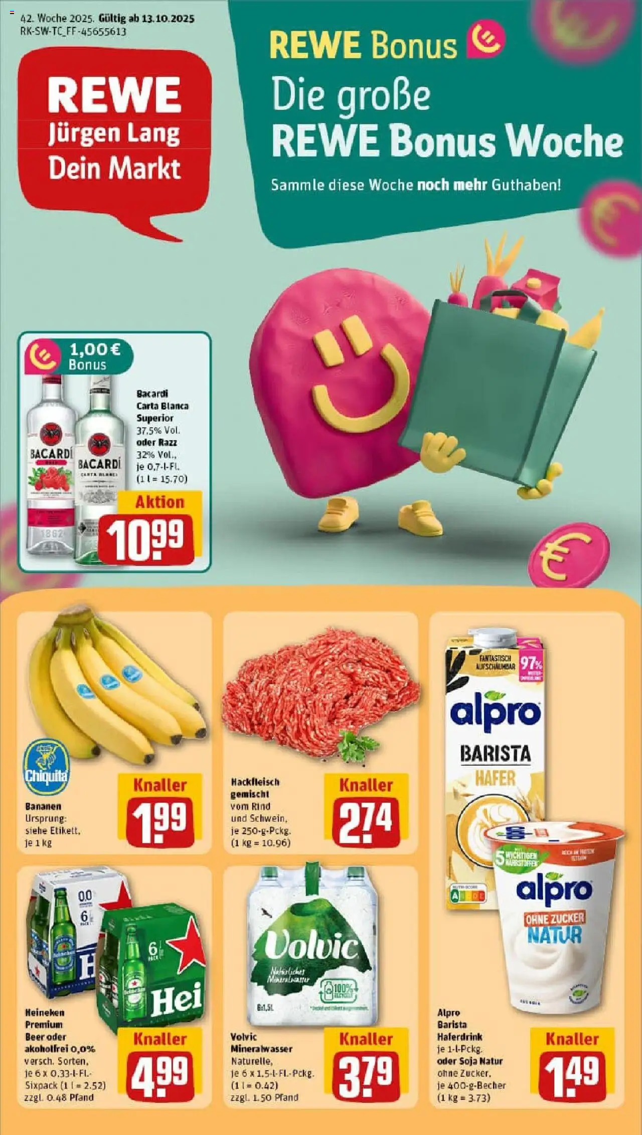 REWE Prospekt ab 13.10.2025 nächste Woche - Prospekt Stuttgart	