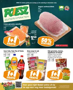 Voorbeeld van Folder week 51 van winkel Poiesz geldig vanaf 14-12-2025