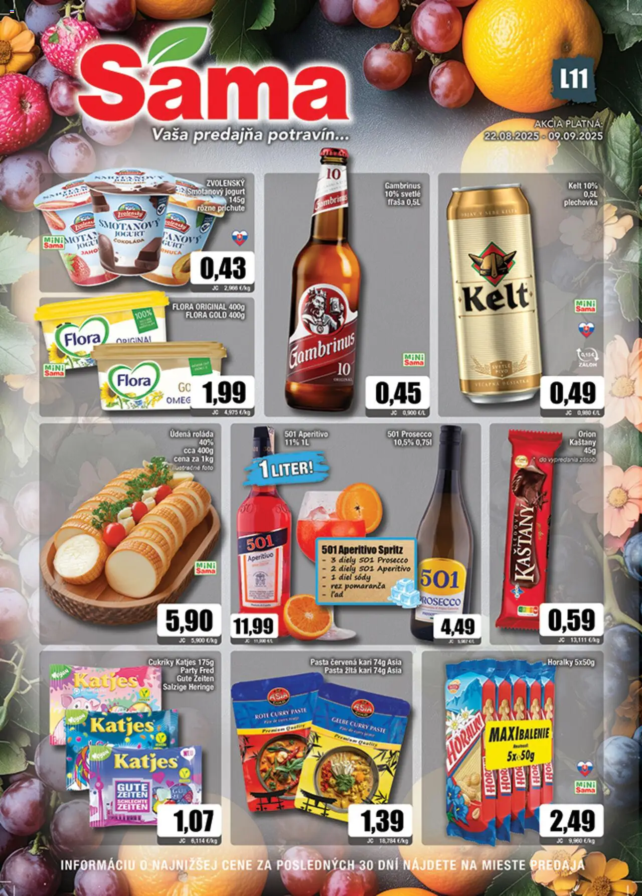 Sama Leták (22.08. - 09.09.2025) - Akčná ponuka