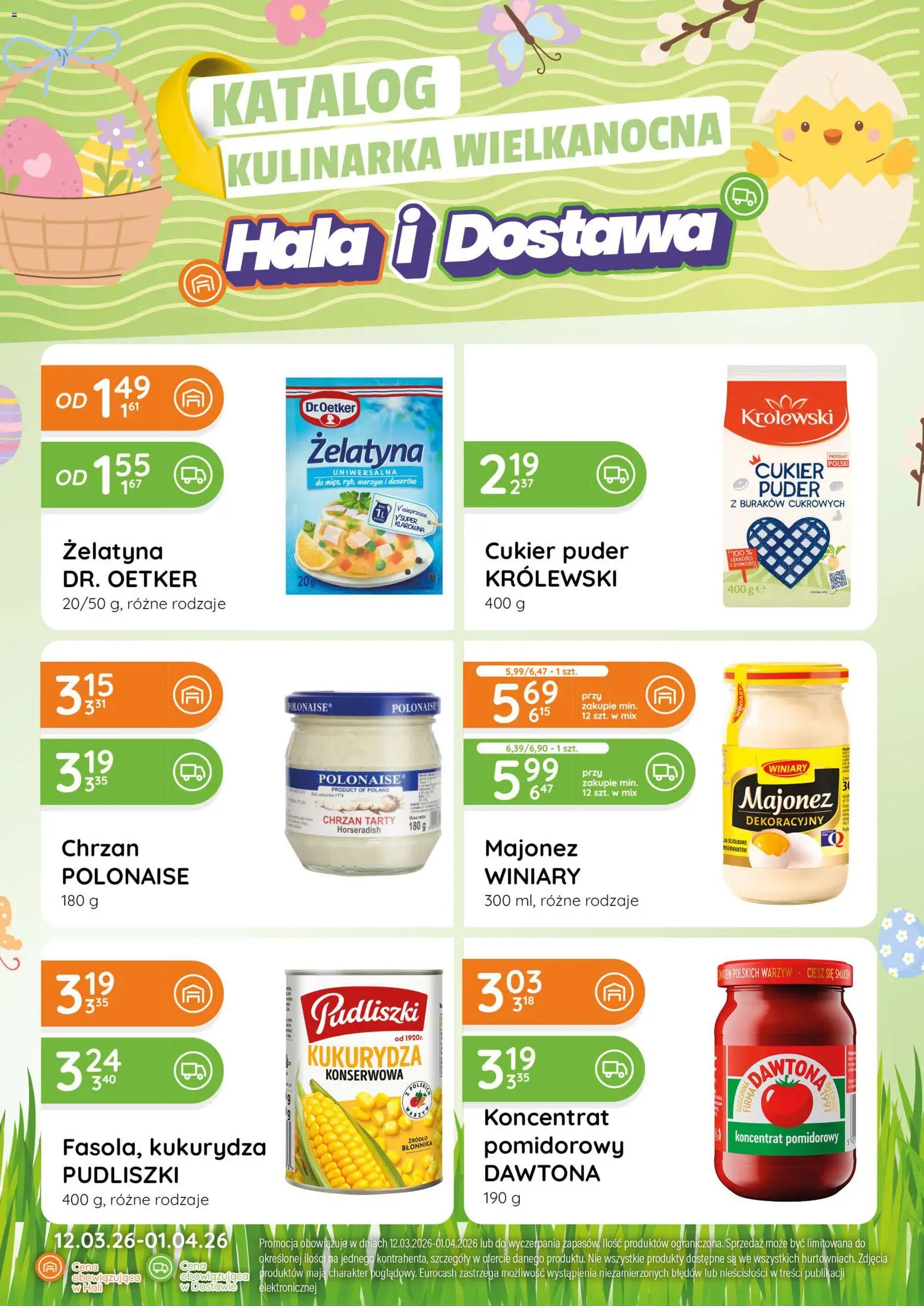 Pogląd gazetki "Eurocash gazetka - Kulinarka Wielkanocna" ze sklepu Eurocash ważnej od 12.03.2026