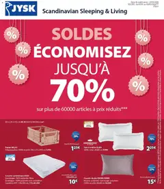 Prévisualisation de Soldes du magasin Jysk formulaire valide 07/01/2026
