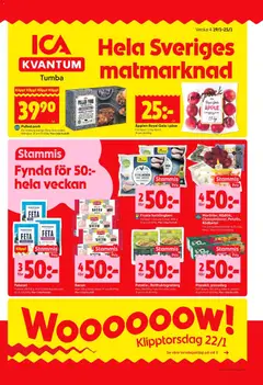 Förhandsgranska reklamblad Tumba från butik ICA Kvantum gäller från 19/01/2026