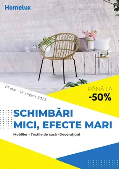 Previzualizarea de cataloage: Homelux Catalog nou valabil de la 01.05.2025