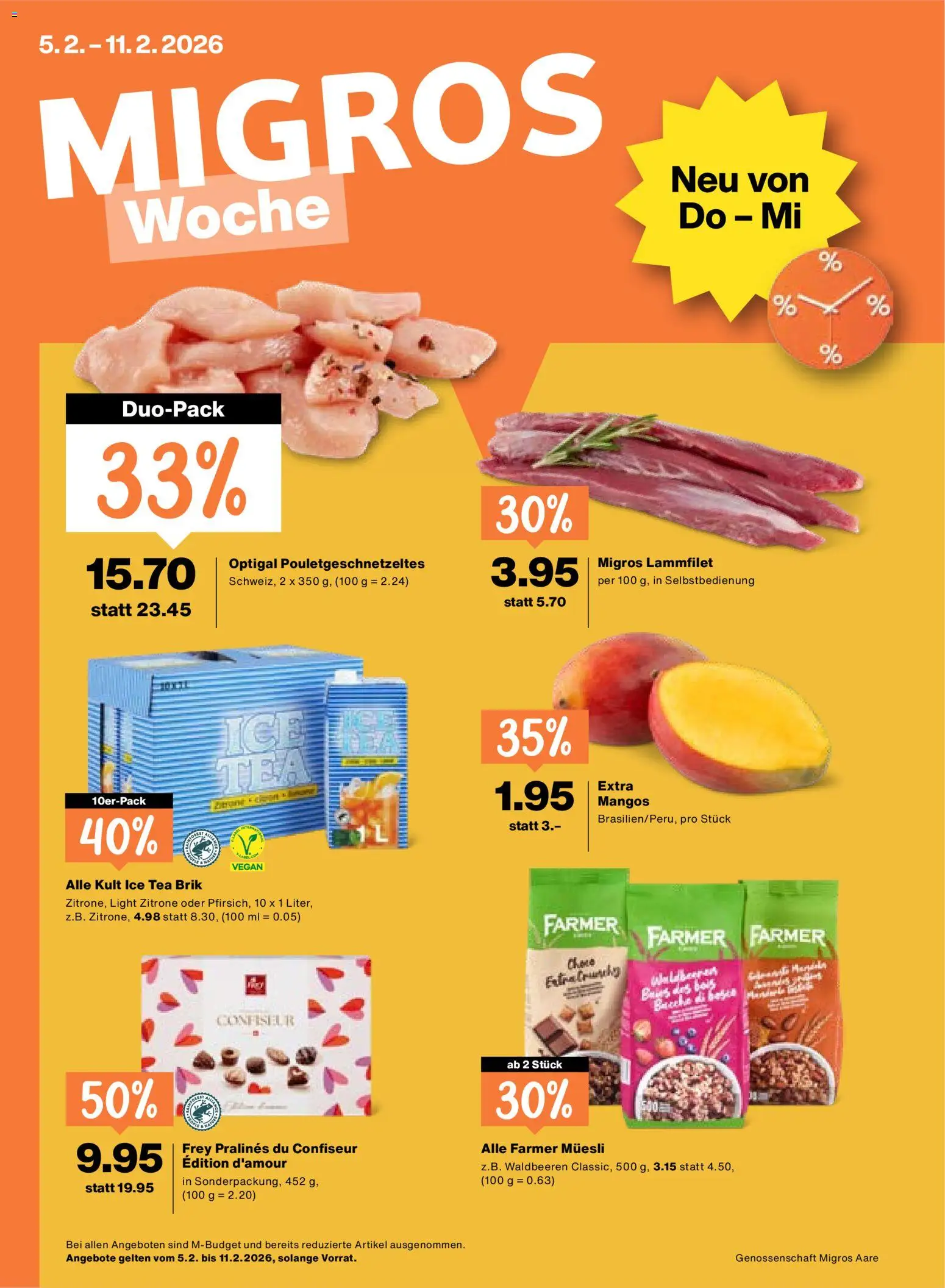 Vorschau von dem Prospekt des Geschäftes Migros, gültig ab dem 05.02.2026