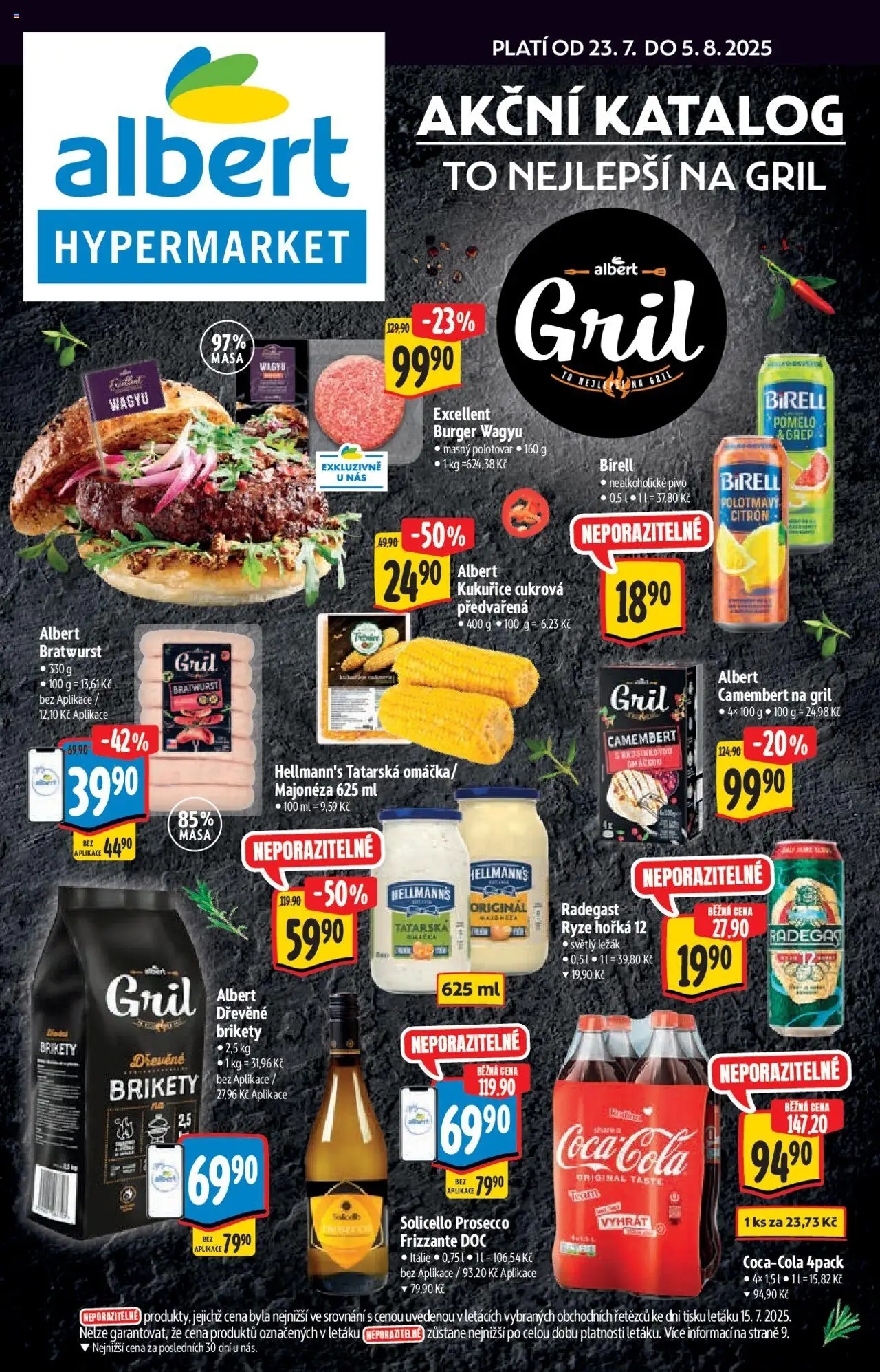  ALBERT leták od 23.07.2025 - Akční leták "Katalog - Hypermarket - Gril"
