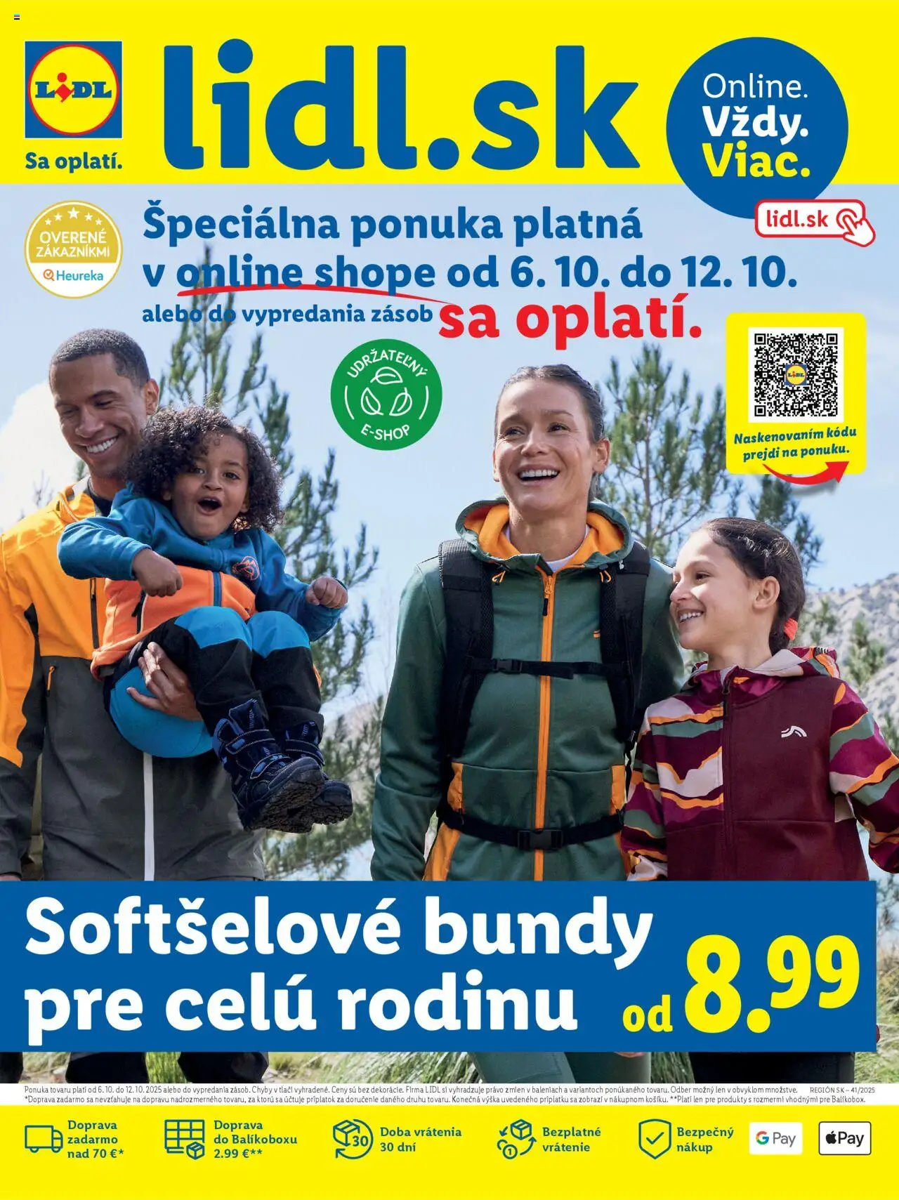 Náhľad Lidl letáku platného od 06.10.2025