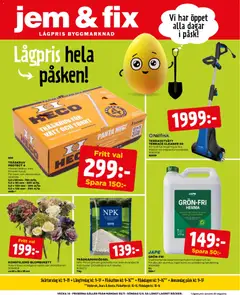 Förhandsgranska reklamblad Jem & Fix erbjudanden från butik Jem & Fix gäller från 30/03/2026